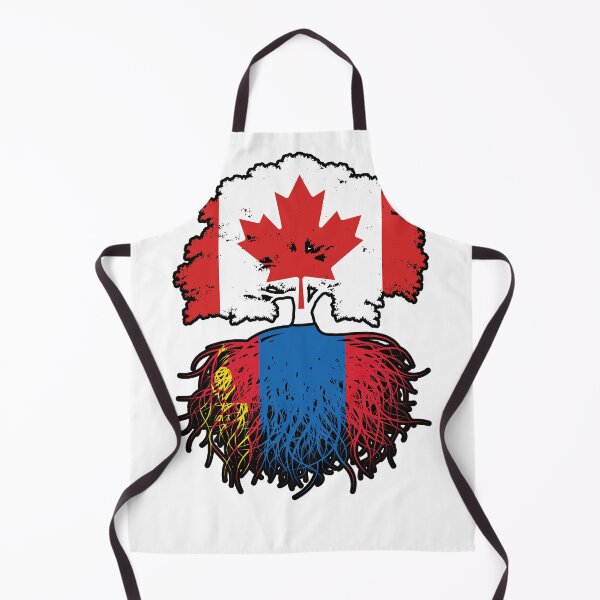 Item preview, Mongolia Mongolian Canadian Canada Tree Roots Flag designed and sold by FlagX.