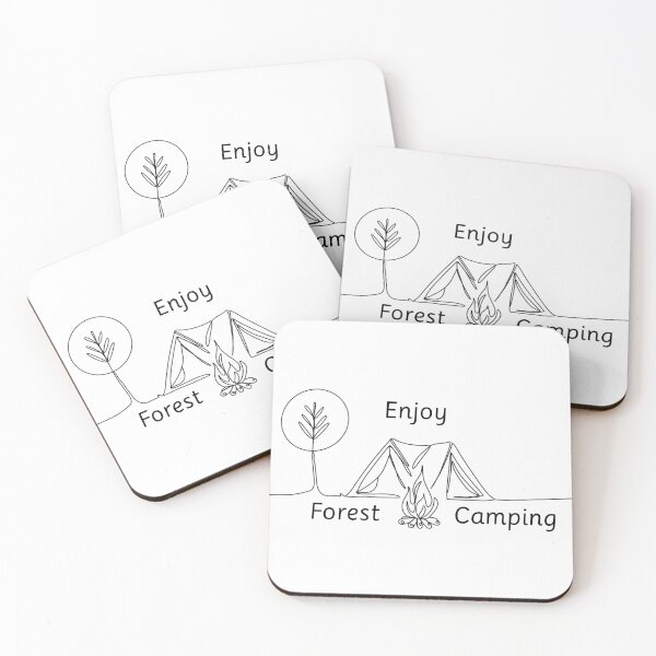 Item preview, Enjoy forest camping designed and sold by SimoesArtistry.