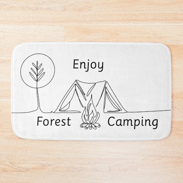 Item preview, Enjoy forest camping designed and sold by SimoesArtistry.