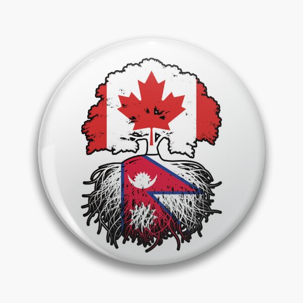 Item preview, Nepal Nepalese Canadian Canada Tree Roots Flag designed and sold by FlagX.