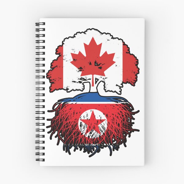 Item preview, North Korea North Korean Canadian Canada Tree Roots Flag designed and sold by FlagX.