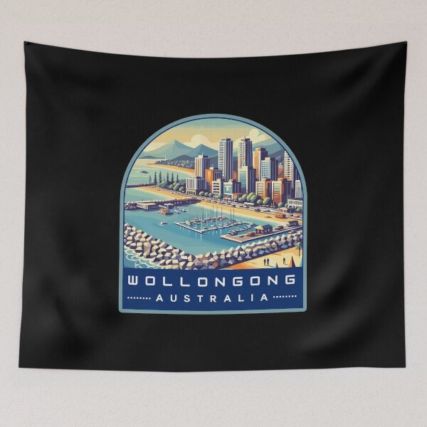 Item preview, Wollongong Australia Skyline designed and sold by MaateoDesign.