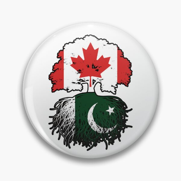 Item preview, Pakistan Pakistani Canadian Canada Tree Roots Flag designed and sold by FlagX.