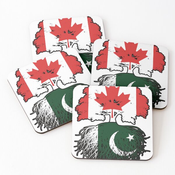 Item preview, Pakistan Pakistani Canadian Canada Tree Roots Flag designed and sold by FlagX.