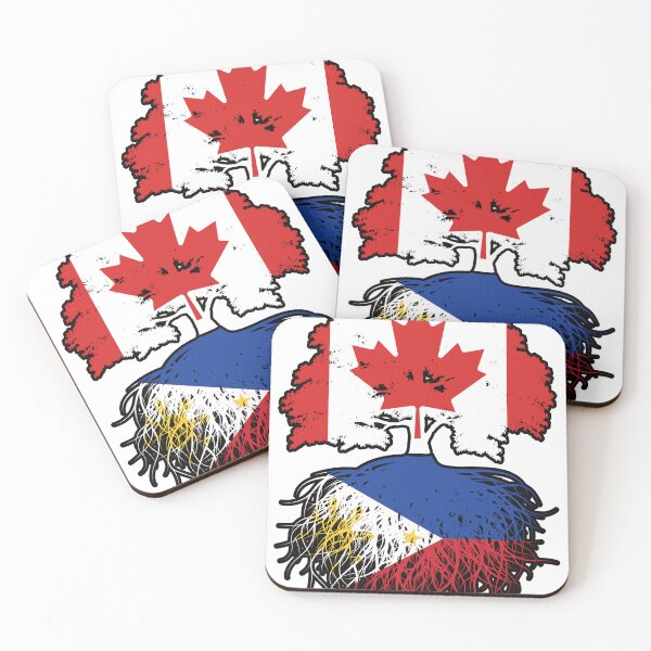 Item preview, Philippines Filipino Canadian Canada Tree Roots Flag designed and sold by FlagX.