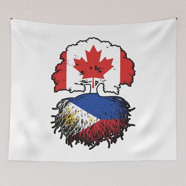 Item preview, Philippines Filipino Canadian Canada Tree Roots Flag designed and sold by FlagX.