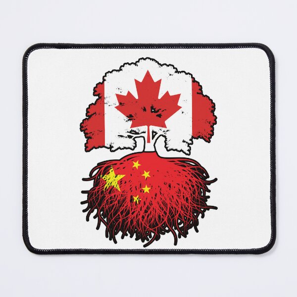 Item preview, China Chinese Canadian Canada Tree Roots Flag designed and sold by FlagX.