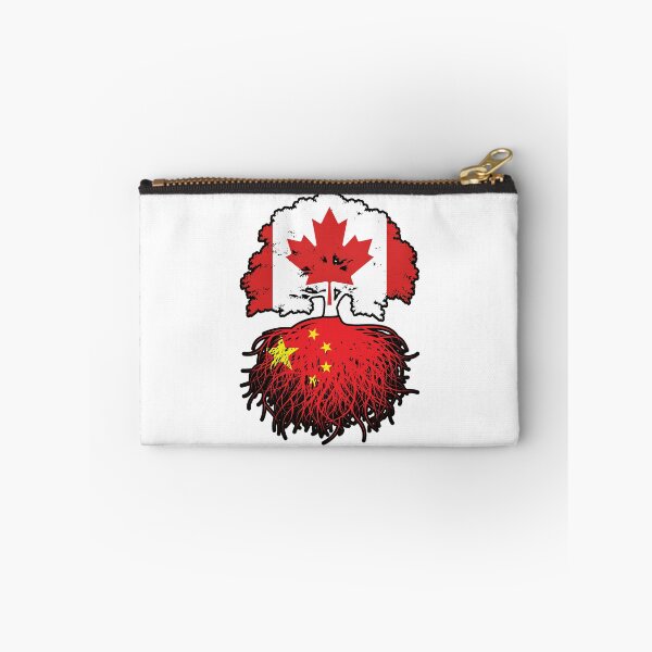 Item preview, China Chinese Canadian Canada Tree Roots Flag designed and sold by FlagX.