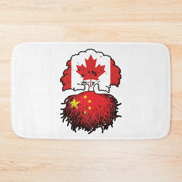 Item preview, China Chinese Canadian Canada Tree Roots Flag designed and sold by FlagX.