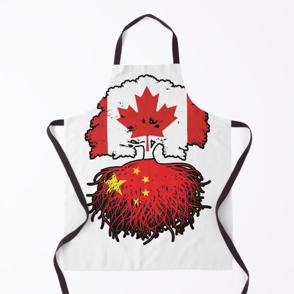 Item preview, China Chinese Canadian Canada Tree Roots Flag designed and sold by FlagX.