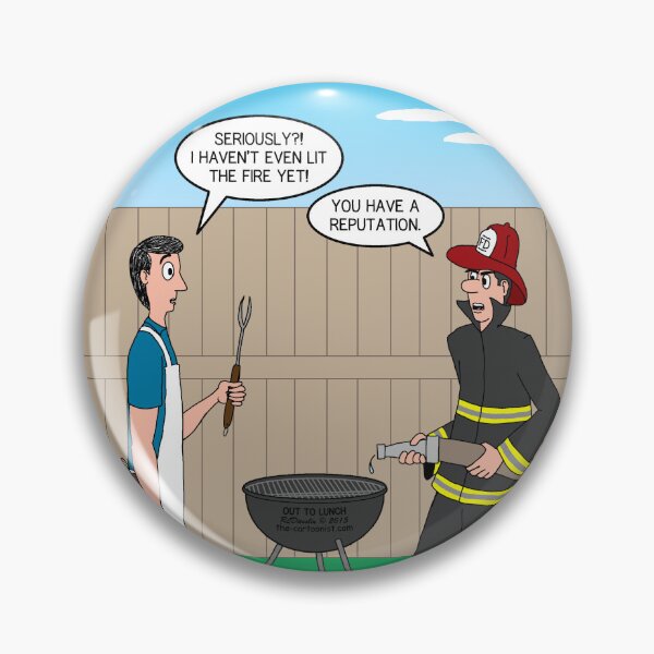 Artikelvorschau, Präventivschlag des gefährlichen Grillers entworfen und verkauft von Out to Lunch Cartoons and More.