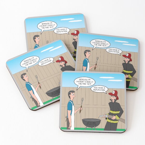 Item preview, Dangerous Griller Preemptive Strike designed and sold by Out to Lunch Cartoons and More.