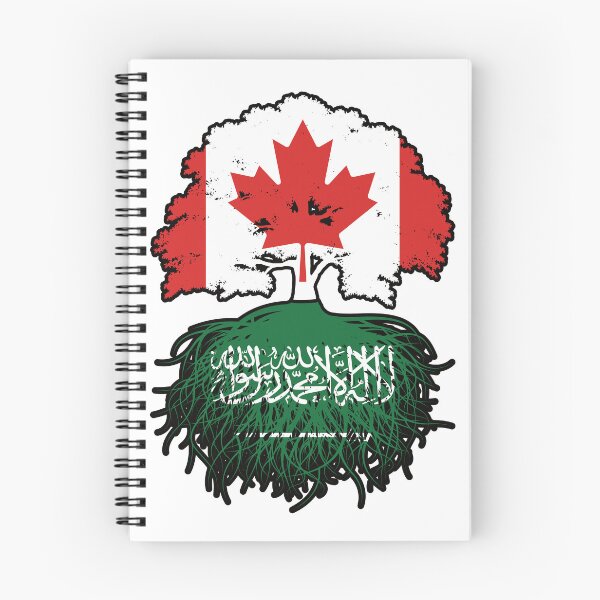 Item preview, Saudi Arabia Saudi Canadian Canada Tree Roots Flag designed and sold by FlagX.