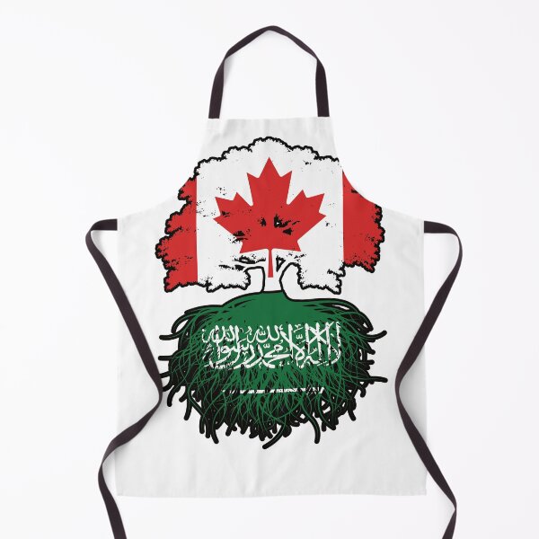 Item preview, Saudi Arabia Saudi Canadian Canada Tree Roots Flag designed and sold by FlagX.