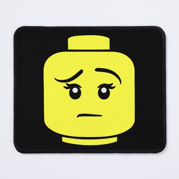 Item preview, Brick Toy Head Yellow Funny Face designed and sold by Kubala Designs.