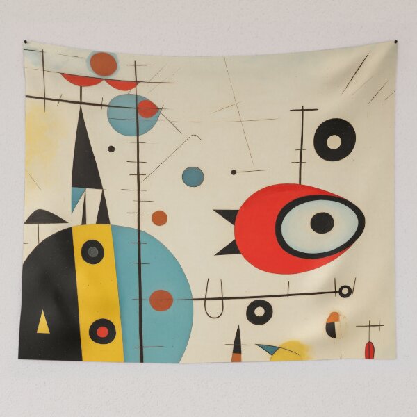 Item preview, Joan Miro "Susurros del cielo" designed and sold by VanKlin.