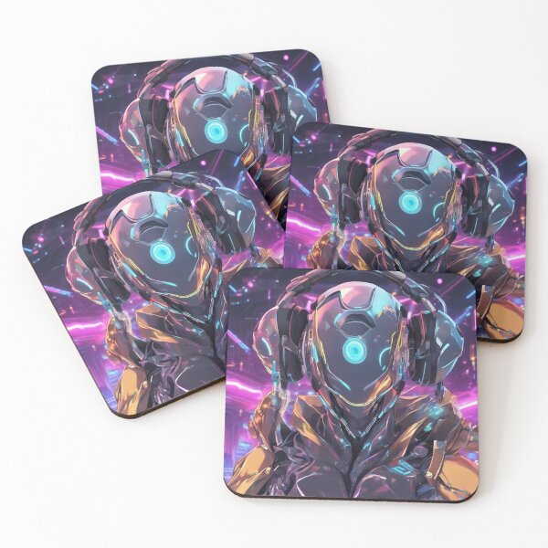 Item preview, Robot DJ in Cyber Club 2 – Anime Cyberpunk Sticker & Tee designed and sold by MarkLines.