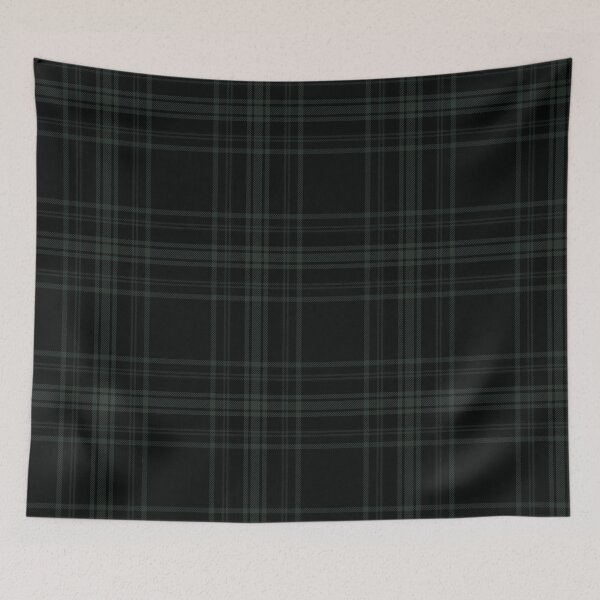 Item preview, Dark Green and Black Tartan Plaid Pattern Design designed and sold by ModdiesColors.