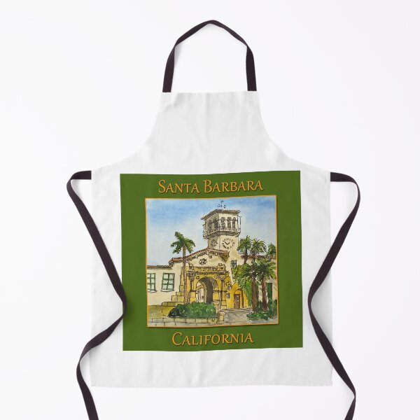 Item preview, Artistic Illustration of the Santa Barbara Courthouse Clocktower designed and sold by welshdesigns.