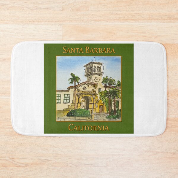 Item preview, Artistic Illustration of the Santa Barbara Courthouse Clocktower designed and sold by welshdesigns.