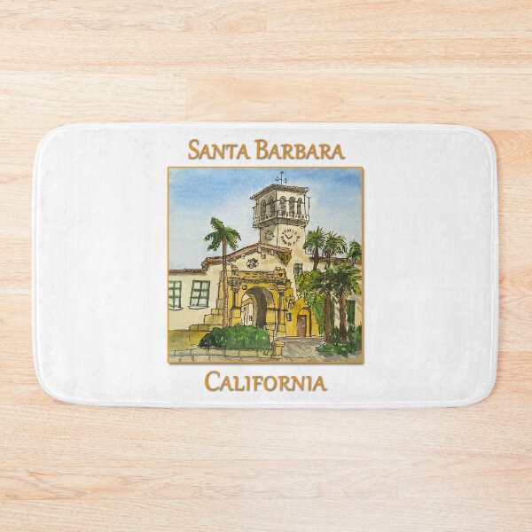 Item preview, Artistic Illustration of the Santa Barbara Courthouse Clocktower designed and sold by welshdesigns.