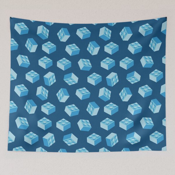 Item preview, Building Block Pattern Toy Bricks Seamless Pattern Design designed and sold by Gamify Store.