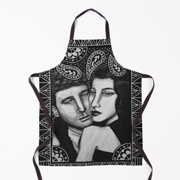 Artikelvorschau, Dotwork-Paarporträt entworfen und verkauft von Lozzamarie-art.