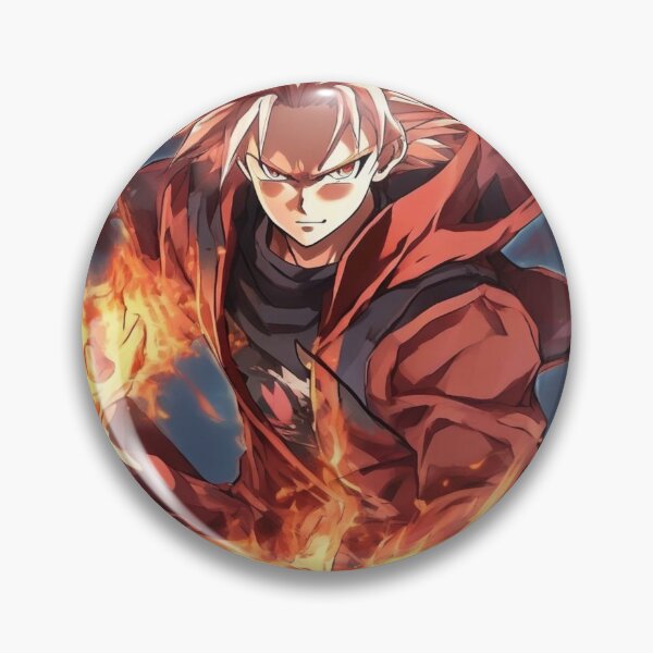 Item preview, Hero’s Fire Transformation – Intense Anime Shonen Design for Stickers & Tees designed and sold by MarkLines.