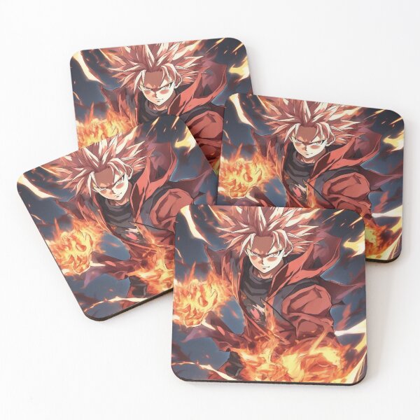 Item preview, Hero’s Fire Transformation – Intense Anime Shonen Design for Stickers & Tees designed and sold by MarkLines.