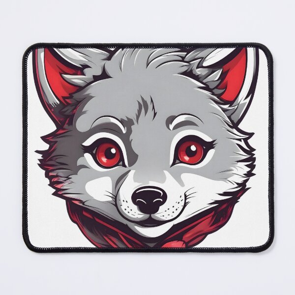 Item preview, Wolf Face - Stylized Animal Art designed and sold by Fab-Haven.