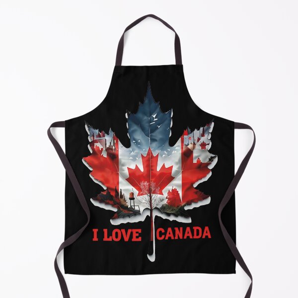 Item preview, I Love Canada Maple Leaf with Canadian Flag Iconic designed and sold by al21ex.