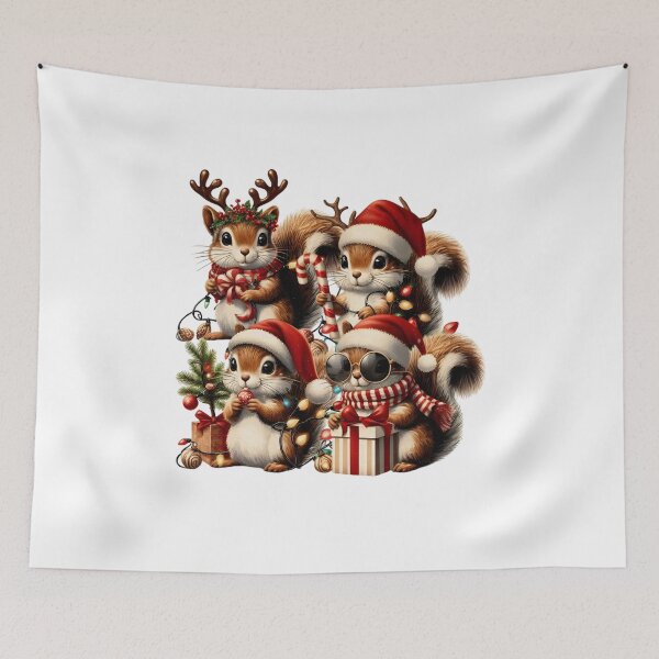 Item preview, Squirrel Christmas designed and sold by OskarArts.