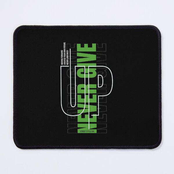 Item preview,  Stylish Typography Slogan, Never Give Up Quote designed and sold by DaLumaDesigns.
