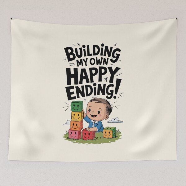 Item preview, Building My Own Happy Ending Design designed and sold by MolonasDesigns.