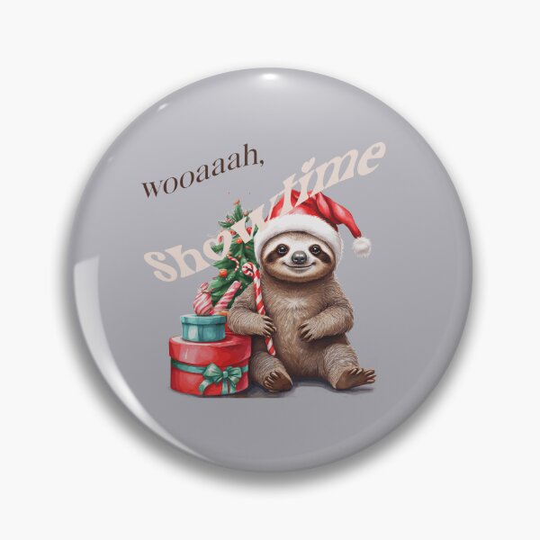 Artikelvorschau, sloth, new sticker, showtime,new stickers, xmas sticker, kawaii sloth, xmas stickers , KAWAII,2025, holidays,gifts, polarbear, ,happy,FOODIESART, entworfen und verkauft von FOODIESART.
