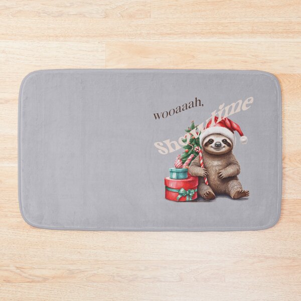 Item preview,  sloth, new sticker, showtime,new stickers, xmas sticker, kawaii sloth, xmas stickers , KAWAII,2025, holidays,gifts, polarbear, ,happy,FOODIESART, designed and sold by FOODIESART.