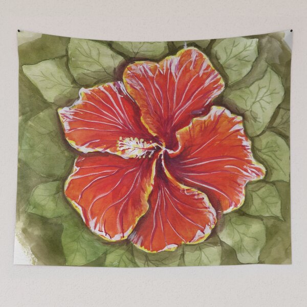 Artikelvorschau, ~ Roter Hibiskus ~ entworfen und verkauft von MyPerkyPrints.