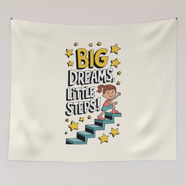 Item preview, Big Dreams, Little Steps Design designed and sold by MolonasDesigns.