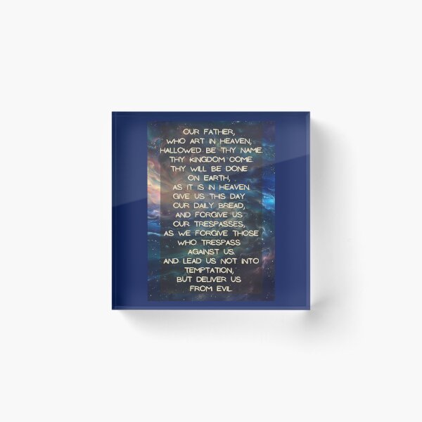 Item preview, Our Father Prayer designed and sold by ForAza.