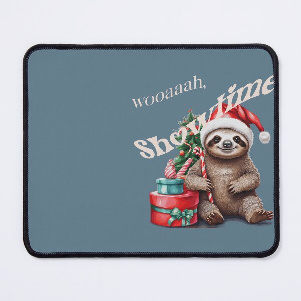 Item preview, sloth, new sticker, showtime,new stickers, xmas sticker, kawaii sloth, funny sticker, animal sticker,xmas stickers , KAWAII,2025, holidays,gifts, polarbear, ,happy,FOODIESART, designed and sold by FOODIESART.