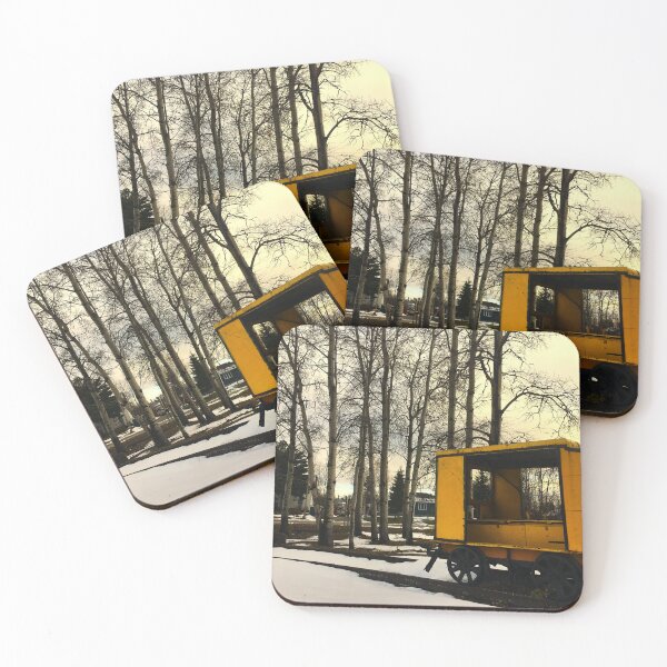 Item preview, Old train wagon in winter designed and sold by Topmel.