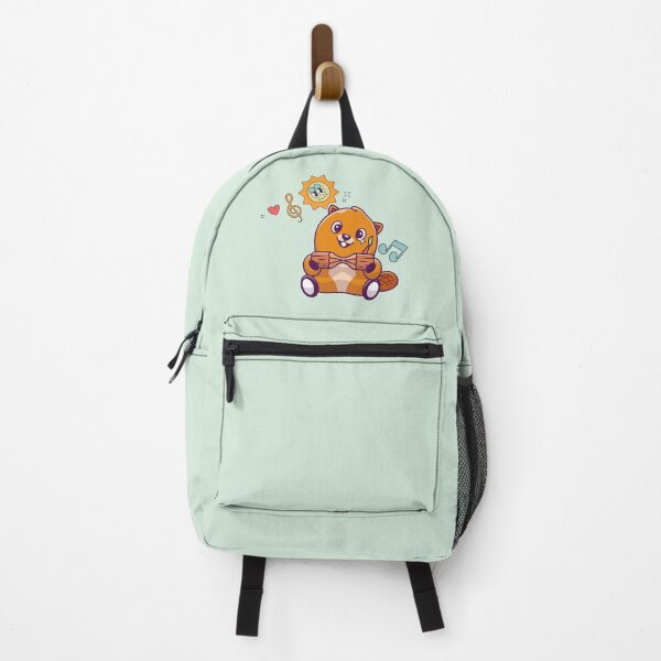 Item preview,  "Cartoon Squirrel with a Stick and Music Notes" designed and sold by nada-art.