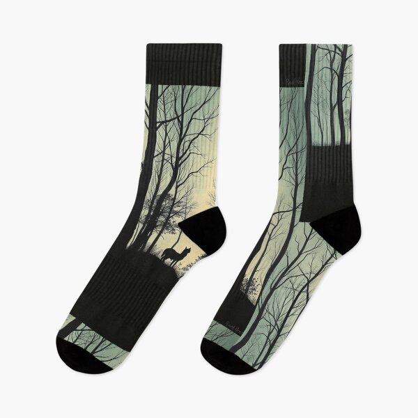Item preview, Enchanting Forest Landscape Silhouette Background" designed and sold by hjian8219.