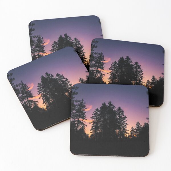 Item preview, Enchanting Forest Landscape Silhouette Background" designed and sold by hjian8219.