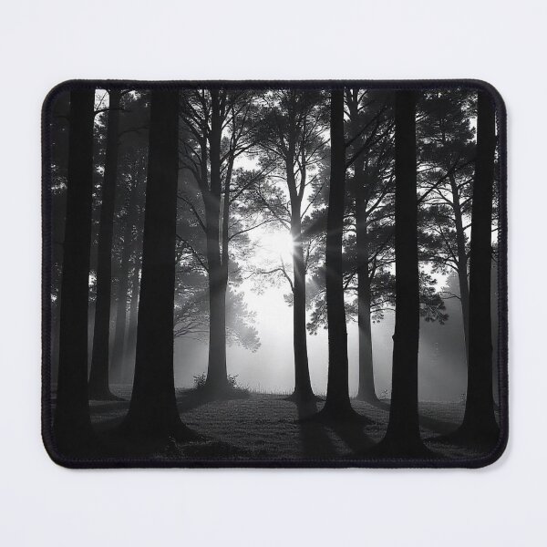 Item preview, Mystical Forest Silhouettes: Shadows of Nature" designed and sold by hjian8219.