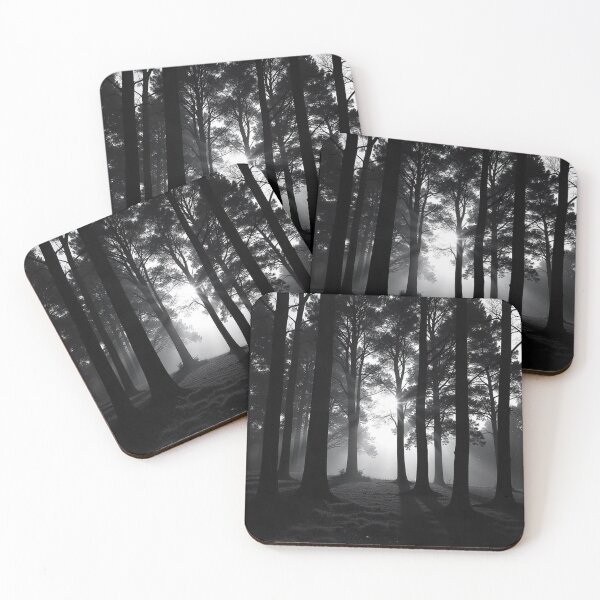 Item preview, Mystical Forest Silhouettes: Shadows of Nature" designed and sold by hjian8219.