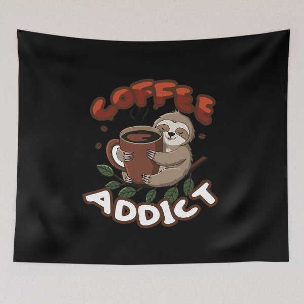 Item preview, Sloth Coffee - Cozy Caffeine Lover designed and sold by SleekVisuals.