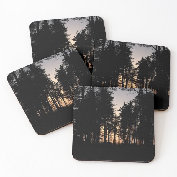 Item preview, Enchanting Forest Landscape Silhouette Background" designed and sold by hjian8219.