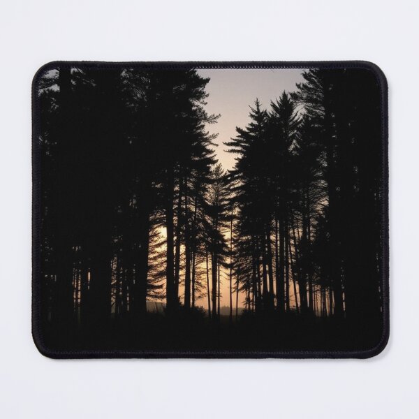 Item preview, Enchanting Forest Landscape Silhouette Background" designed and sold by hjian8219.