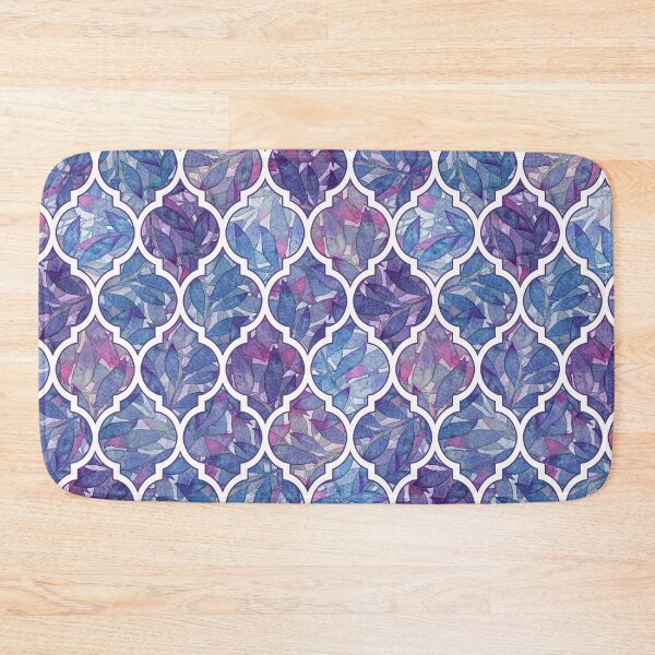 Item preview, Blue violet ogee pattern designed and sold by PP-Patterns.